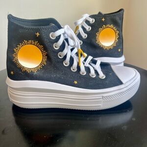 Women's Size 5.5 Chuck Taylor All Star Move Platform Celestial High Tops